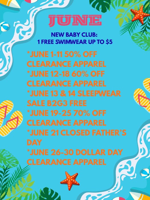 June deals and sales at Once Upon a Child Battle Creek